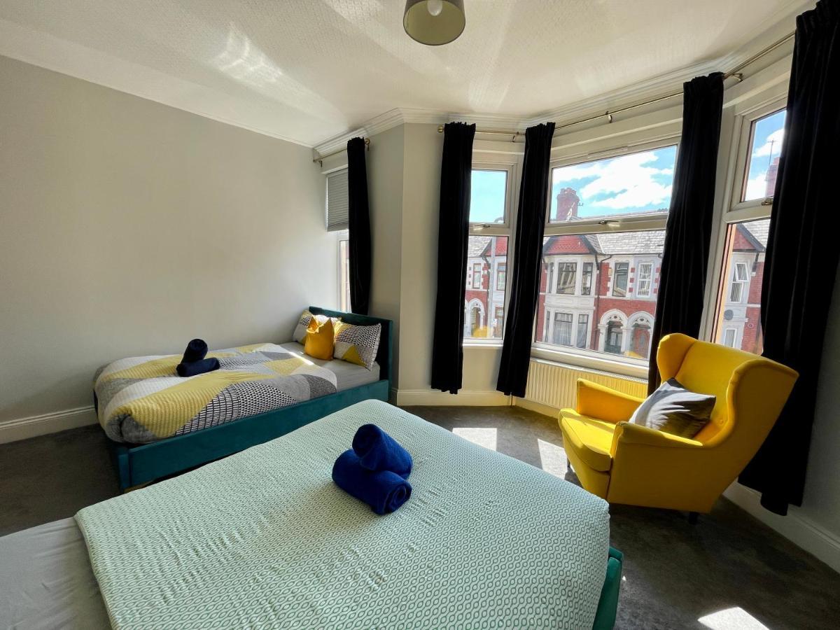 Edwardian City Centre House For Big Groups, Offroad Parking & Hot Tub! Кардифф Экстерьер фото